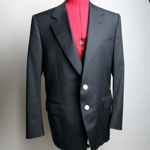 Lanvin Paris Blazer Royal Blue Chest 35"